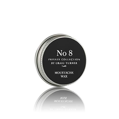 Craig Turner no 8 - Kit de cuidado de barba de lujo en caja de regalo, champú para barba + aceite de barba + crema hidratante para barba + cera para bigote + kit de peine para bigote