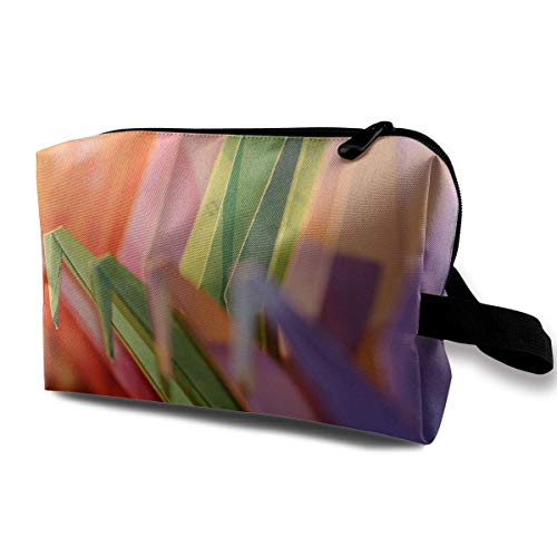 Cranes Origami Art Cosmetic Bags Makeup Organizer Bag Pouch Zipper Purse Handbag Clutch Bag