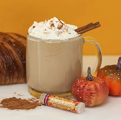 Crazy Rumors - Cacao labial, sabor a especias de calabaza, 'edición limitada' para Halloween, 4 g, vegano y 100 % natural