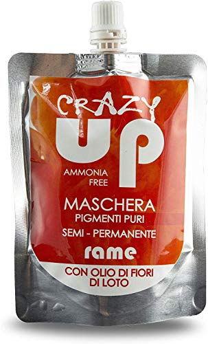 Crazy Up Mascarilla Colorante Sin Amoniaco Semipermanente para el cabello - Cobre - 200 ml
