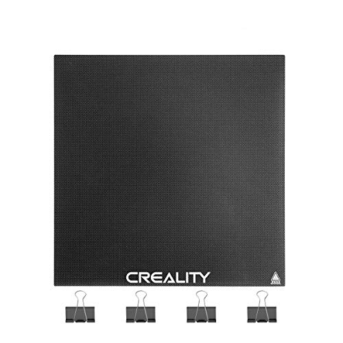 Creality Plataformas de Impresora 3D, Placa de Vidrio Templado Mejorado,Plataforma de Impresora 3D,235 x 235 x 4 mm para Ender 3 / Ender 3 Pro/Ender 5 / CR-20 Pro