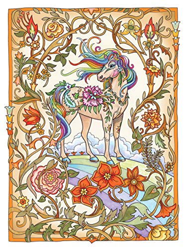 Creative Haven Dream Horses Coloring Book (Creative Haven Colouring Book)