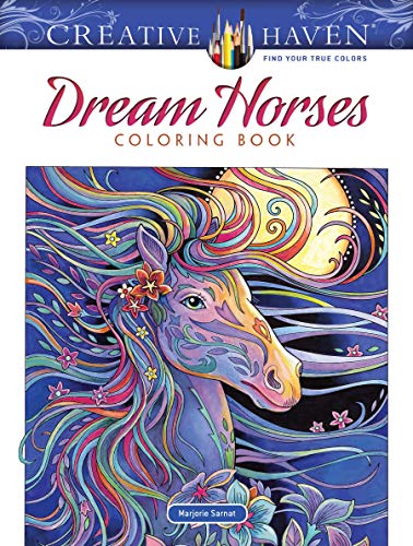 Creative Haven Dream Horses Coloring Book (Creative Haven Colouring Book)