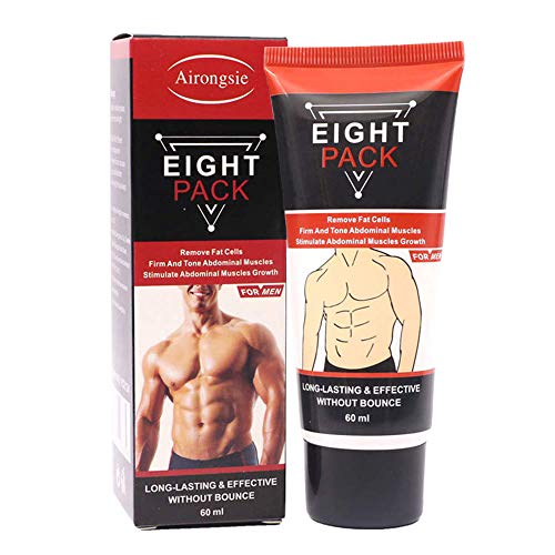 Crema abdominal, Hombres Mujeres Crema para músculos abdominales, Anti celulitis que adelgaza la crema quema grasa, reafirmante aumenta la fuerza muscular y quema grasa