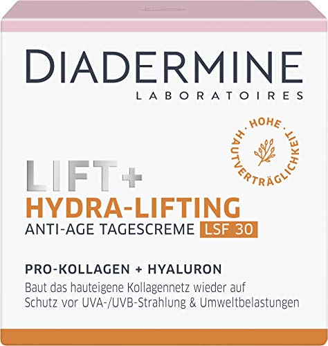 Crema de día Diadermine Lift+ Hydra-Lifting SPF 20, 1 unidad (50 ml).