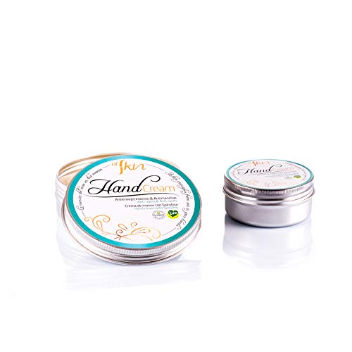 Crema de Manos Reparadora | Con Manteca de Karité y Aceite de Caléndula para Máxima Hidratación | Evita Manchas en las Manos | Cosmética Ecológica | Certificaciones Bio y Eco | Envase 50 ml