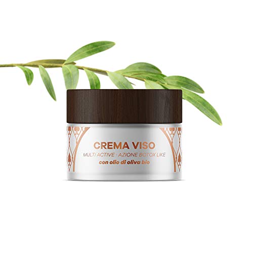 Crema Facial Mujer Amuri Cosmetica, Crema Antiarrugas Mujer Día y Noche Ácido Hialurónico, Péptidos, Colágeno y Vitamina E - Crema Hidratante Facial Mujer Piel Joven y Madura, Arrugas Profundas. 50ML