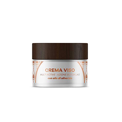 Crema Facial Mujer Amuri Cosmetica, Crema Antiarrugas Mujer Día y Noche Ácido Hialurónico, Péptidos, Colágeno y Vitamina E - Crema Hidratante Facial Mujer Piel Joven y Madura, Arrugas Profundas. 50ML