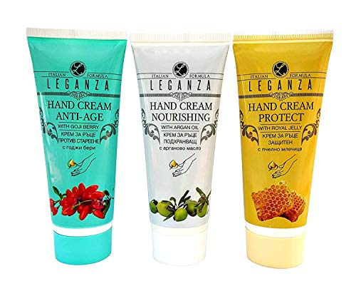 Crema Nutritiva Antiedad para Manos con Aceite de Árgan, Leganza