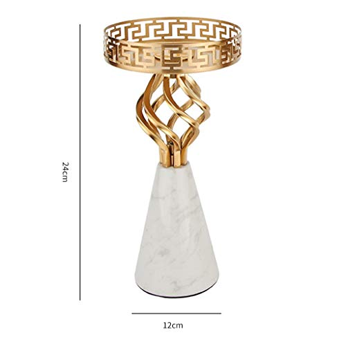 Cristal Dinero Árbol Oro Mármol perfumado decoración Candelabro, titular de la vela europea elegante soporte de la vela for la boda comedor fiesta de Navidad de la tabla decoración del hogar, regalo C