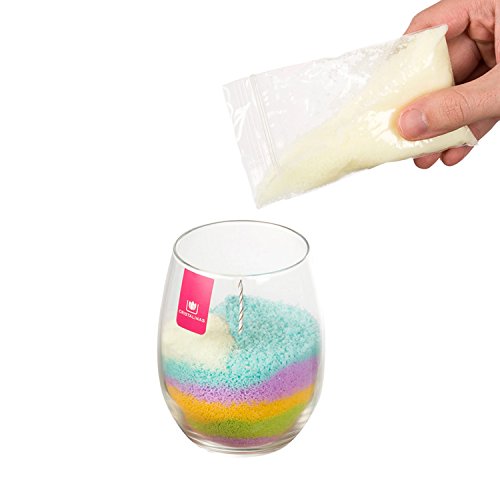 CRISTALINAS Kit Completo Vela Creativa, Cera, Multicolor, 8.81x8.81x11.3 cm