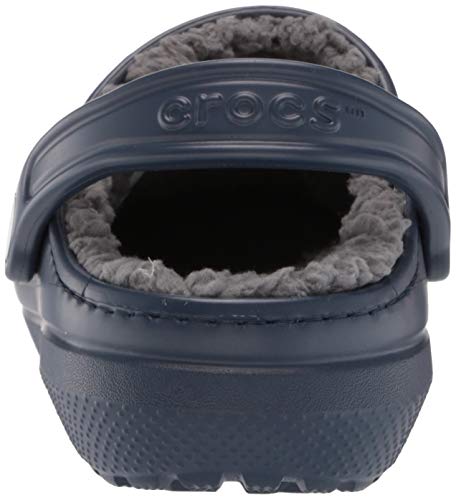 Crocs Classic Lined Clog, Zuecos Unisex Adulto, Azul (Navy/Charcoal), 42/43 EU
