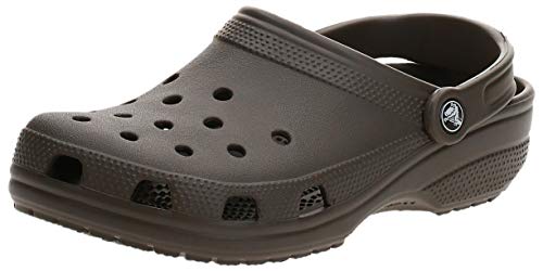 Crocs Classic U, Zuecos con Correa Trasera Unisex Adulto, Chocolate, 42/43 EU