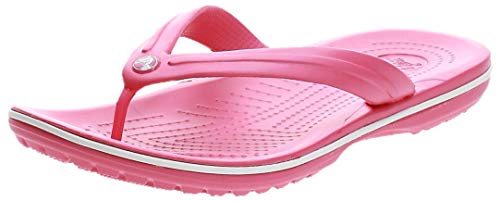 Crocs Crocband Flip, Chanclas Unisex-Adult, Pink, 39/40 EU