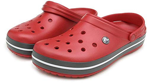 Crocs Crocband U, Zuecos Unisex Adulto, Rojo (Pepper), 38-39 EU