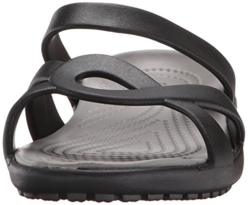 Crocs Meleen Twist, Mujer Sandalia, Negro (Black/Smoke), 37-38 EU