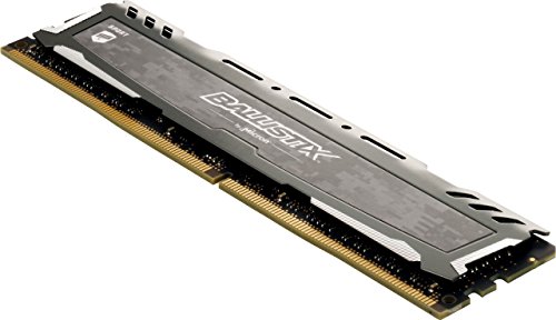 Crucial Ballistix Sport LT BLS2K8G4D32AESBK 3200 MHz, DDR4, DRAM, Memoria Gamer Kit para ordenadores de sobremesa, 16 GB (8 GB x 2), CL16 (Gris)