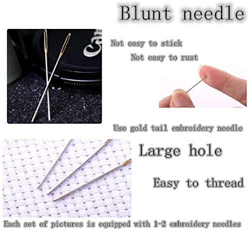 Cruz para adultos Kits de punto Cartilla de niña elfa lienzo preimpreso 14CT，Bordado de kit de punto de cruz de arte DIY de principiantes Regalo para la decoración del hogar，40x50cm