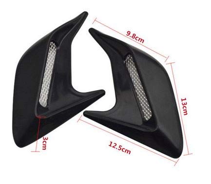 Cubierta de ventilación para Navara (2 unidades), color negro brillante