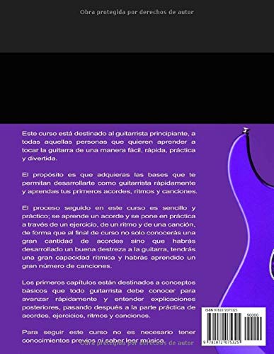 Curso Completo De Guitarra Para Principiantes: Mis Primeros Acordes, Ritmos Y Canciones: (+ Curso en Vídeo)
