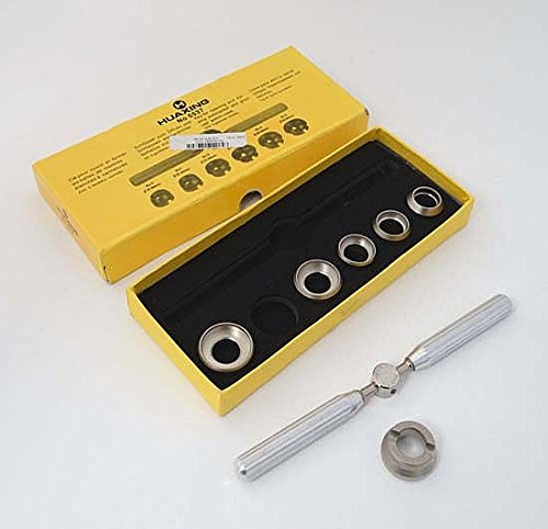 CursOnline® Kit Profesional Abridor para apertura de altavoces Rigate dentadas de relojes Rolex tipo ideal para Relojero, Fai Da Te Ed Artesanales.