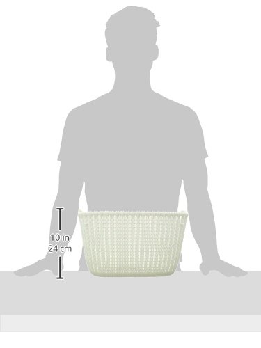 Curver Rectangular L ~19L, Blanco Oasis, 37.6x26.8x21.6 cm, 230005