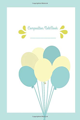Cute Balloons and Duck Notebook Designed In Matte Finish Of 6 X 9 Inches Lined White 120 Pages.: A Special Gift For Any Occasion christmas Birthday, Back To School, New Year , And So On .