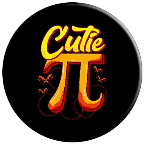 Cute & Funny Cutie Pi Math Pie Butterfly Adorable Math Pun PopSockets Agarre y Soporte para Teléfonos y Tabletas