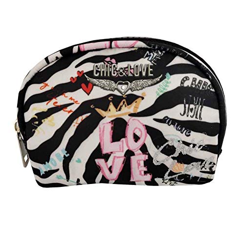 CYP BRANDS Monedero Fashion de Chic & Love Zebra' Monedero, 25 cm, Multicolor