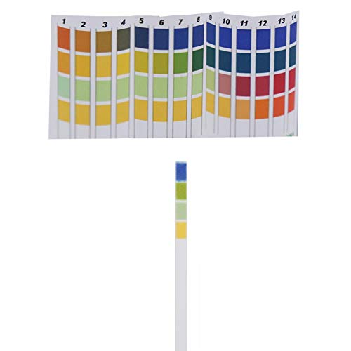 cypressen Tiras de Papel de Prueba PH para Pruebas de acidez alcalina (Valor PH, Universal, para Papel de Prueba de ácido láctico, PH 4,5-9,0; 0-14; 1-14)