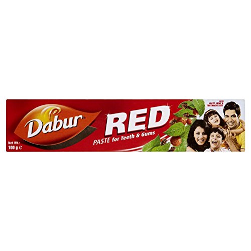 Dabur - Red - Dentífrico de hierbas - 100 ml - Pack de 3 unidades