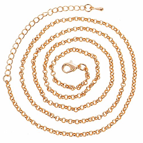 Daesar Chapado en Oro Mujer Collar Difusor de Aceite Esencial de Perfume Collar de Mujer Embarazada Collar Blanco Púrpura CZ Collar Redondo Collar Oro Mujer Bola Blanca