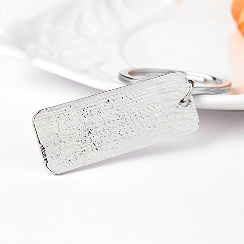 Daesar Llavero Mujer Hombre Llavero Acero Inoxidable Hombre Mujer Llavero Grabado Mama Bear Rectangular Llavero 3 Mama Bear