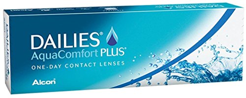Dailies Aqua Comfort Plus - Lentes de contacto esféricas diarias (R 8.7 / D 14 / -1.5 Diop), Pack de 30 uds.