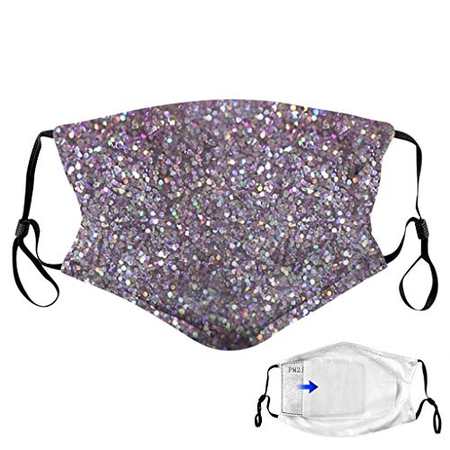 Daliy - Funda elástica para boca, resistente al viento, diseño de lentejuelas, ideal para deportes, pesca, esquí, senderismo, ciclismo y todas las actividades al aire libre