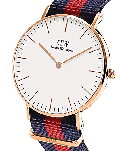 Daniel Wellington DW00100001 - Reloj de Pulsera para Hombre, Blanco/Plata
