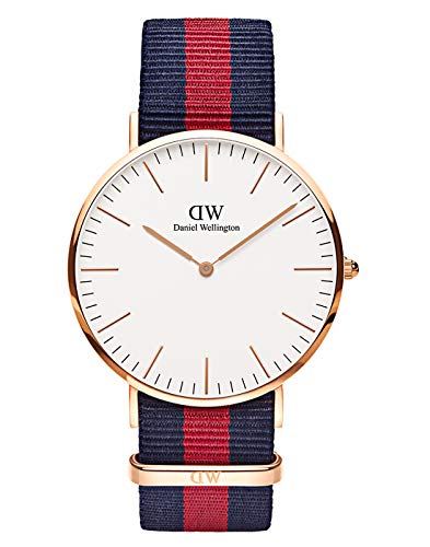 Daniel Wellington DW00100001 - Reloj de Pulsera para Hombre, Blanco/Plata