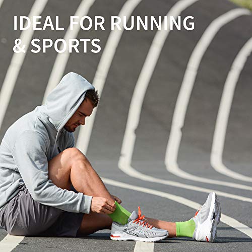 DANISH ENDURANCE Calcetines Deportivos Quarter Pro 3 Pares (Negro sólido, EU 43-47)