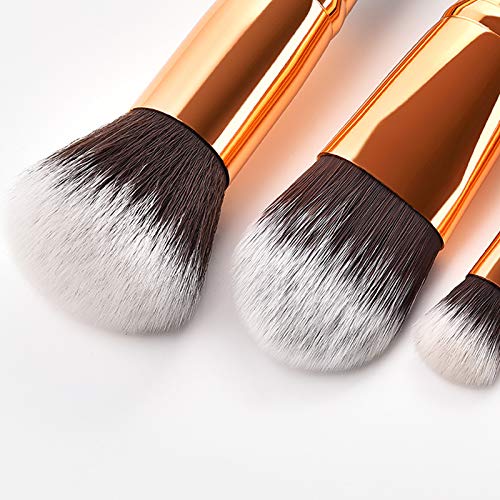 Da.Wa 6X Juego de Cepillo de Maquillaje 22 * 12 * 2cm Rubor Contorno de los Labios Corrector Brochas Cosmética