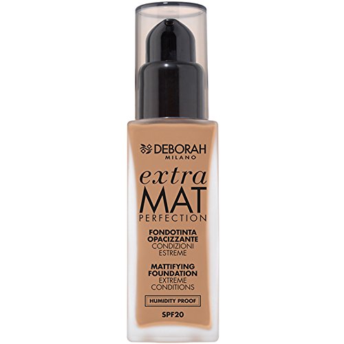 Deborah milano fondotinta extra mat perfection 30ml 36g botella líquid.