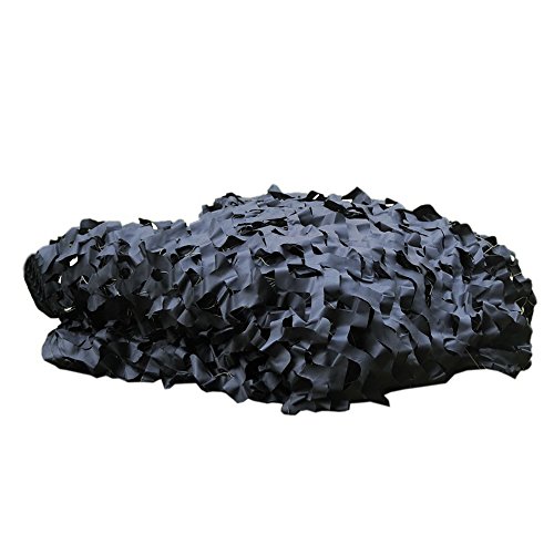 DECHO-C - Red de camuflaje de 2 x 3 m para parasoles, caza, tiro, acampada, multicolor, BK