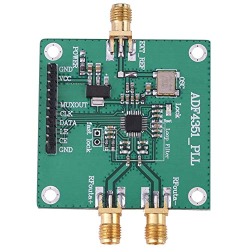 Dekaim Sintetizador de frecuencia de Fuente de señal RF ADF4351, 35M-4.4GHz Fuente de señal RF Sintetizador de frecuencia de Bucle de Bloqueo de Fase Placa de Desarrollo ADF4351