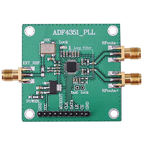 Dekaim Sintetizador de frecuencia de Fuente de señal RF ADF4351, 35M-4.4GHz Fuente de señal RF Sintetizador de frecuencia de Bucle de Bloqueo de Fase Placa de Desarrollo ADF4351