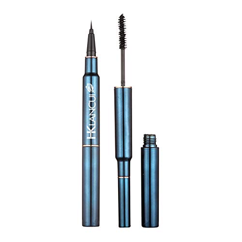 Delineador de ojos a prueba de agua, delineador líquido negro, resistente al agua, antiincrustante, delineador líquido de larga duración (tiro)