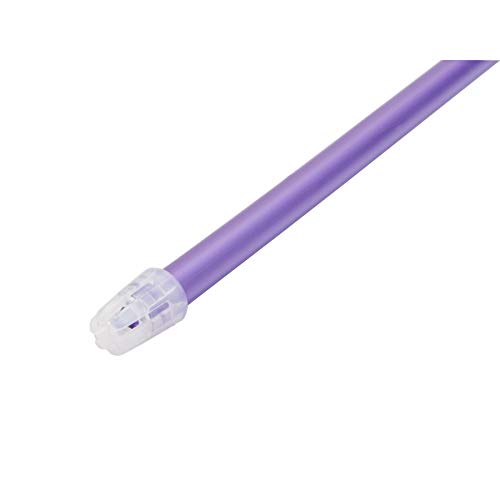 Dental - Aspiradora de saliva (15 cm, tapa extraíble), color morado