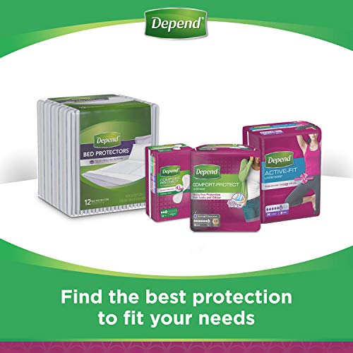 Depend - Braguitas de incontinencia para mujer, súper absorbentes