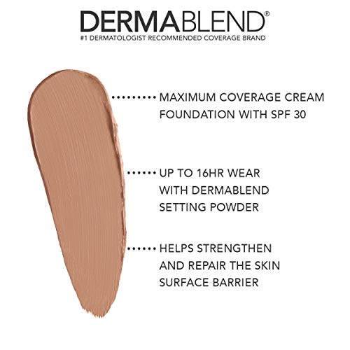 Dermablend Cover Creme Broad Spectrum SPF 30 (High Color Coverage) - Honey Beige 28g/1oz