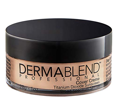 Dermablend Professional Cover Creme - Full Coverage, All-Day Hydrating Cream Foundation - Dermatologist-Created, Fragrance-Free, Allergy-Tested - Broad Spectrum SPF 30-35W Tawny Beige - 1 oz.