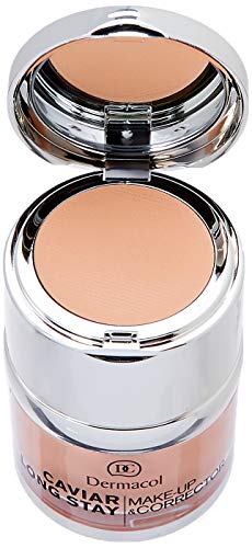 Dermacol Caviar Long Stay Maquillaje Corrector, Tono: Pale - 30 ml