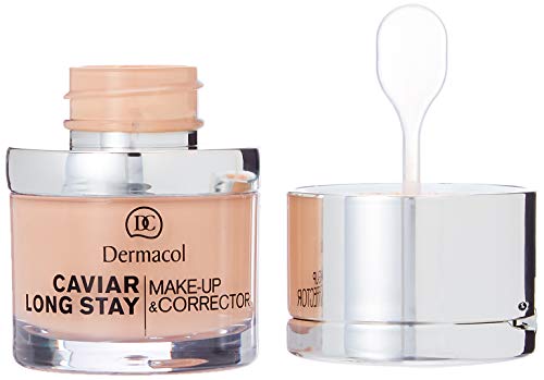 Dermacol Caviar Long Stay Maquillaje Corrector, Tono: Pale - 30 ml